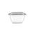 300 Pieces Square Salad Container + Lids