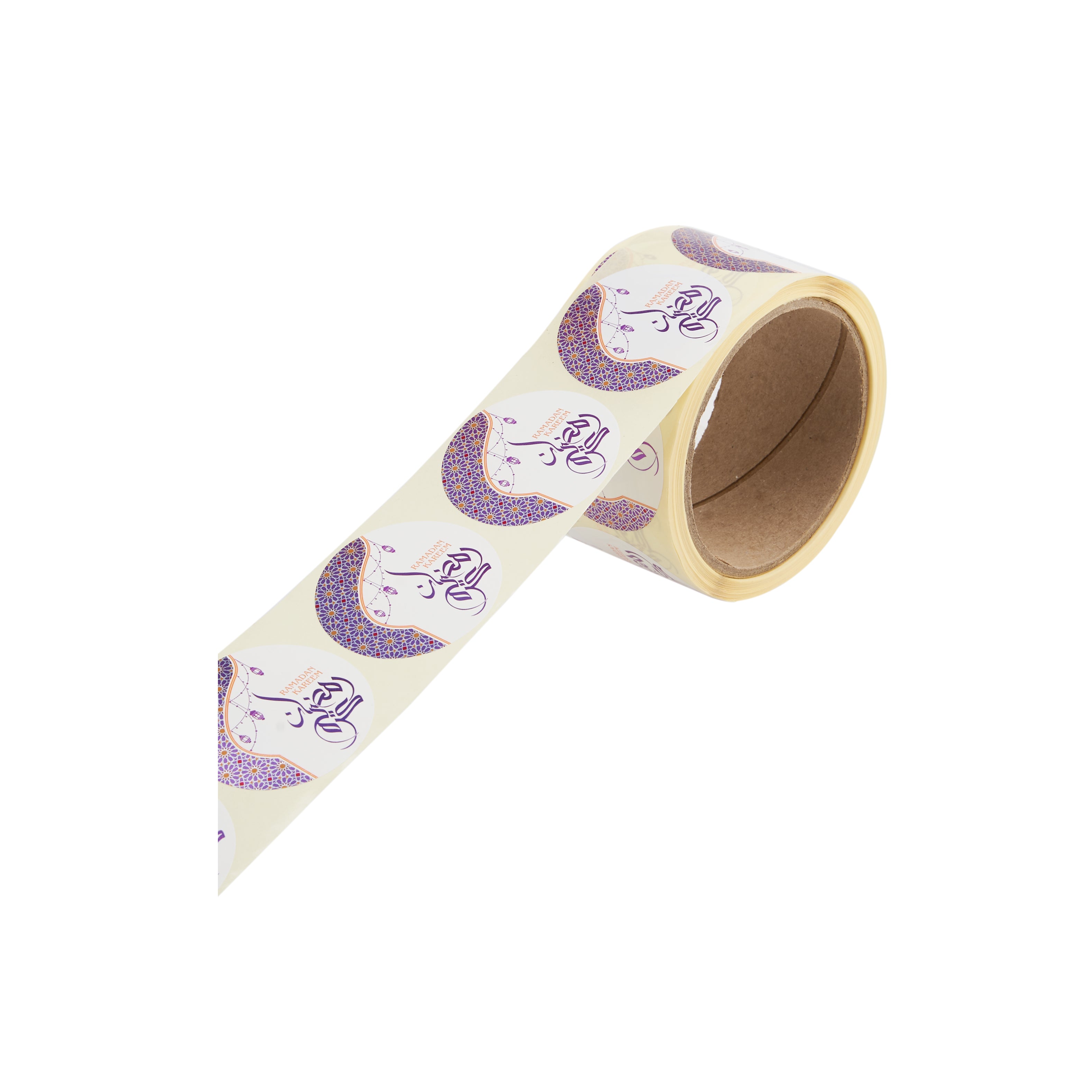 10 Rolls of Ramadan Kareem Sticker ( 250 Stickers/Each Roll)  Roll -5cm
