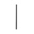 Black Plastic Straw Flexible With Wrap 6 mm-10000 Pieces
