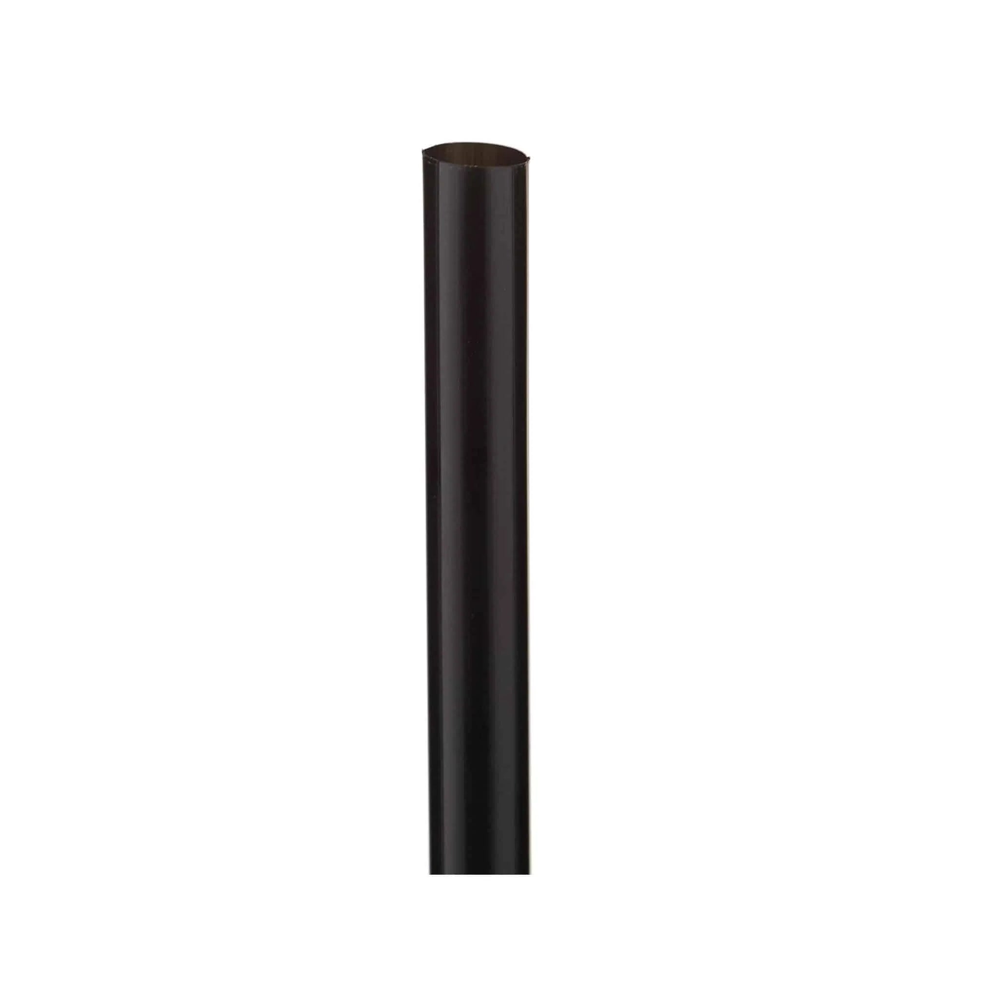10000 Pieces Black Plastic Straw Flexible With Wrap 6 mm