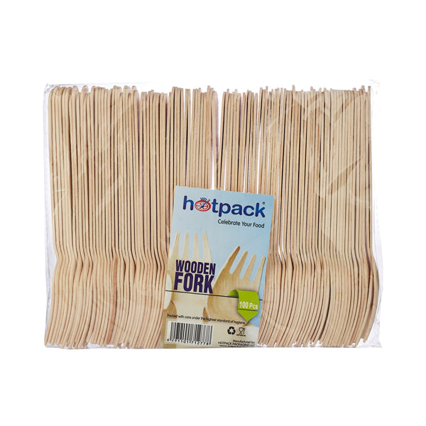 2000 pieces Wooden Fork - hotpack.bh