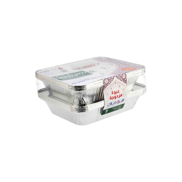 Aluminium Twin Pack Food Storage Container