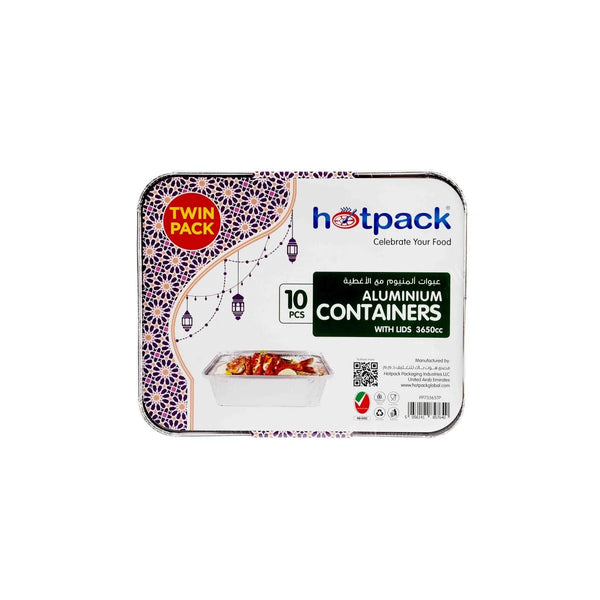 Aluminium Twin Pack Food Storage Container