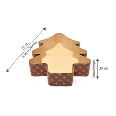 PAPER BAKING MOULD TREE SHAPE SMALL 