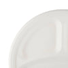  Bio-Degradable 3-Compartment Plate 10 Inch