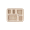 Bio - Degradable 5 Compartment Deep Tray - hotpackwebstore.com - Bio - Degradable Containers