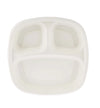 Bio-Degradable Deep 9 Inch 3-Compartment Container 200 Pieces