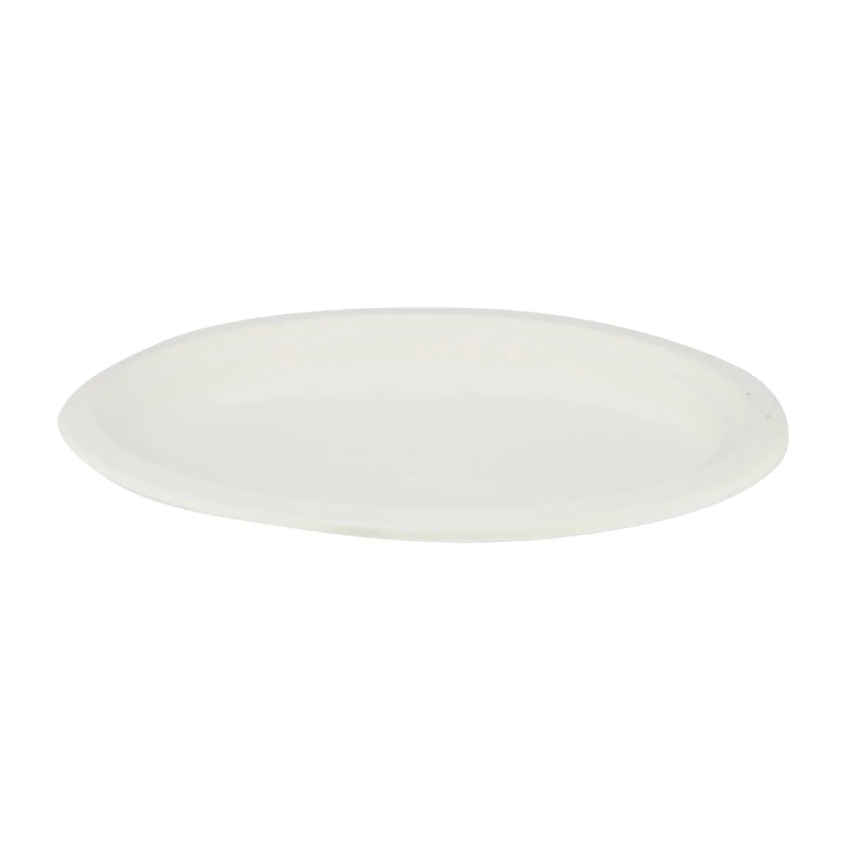 Bio-Degradable Oval Plate 12x10 Inch