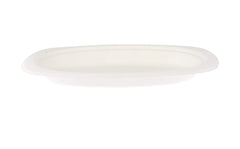 Bio-Degradable Oval Plate 9x6 Inch