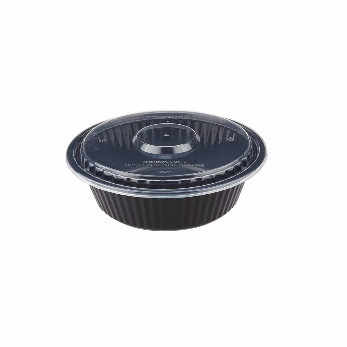 Black Base Heavy Duty Round Container 32 Oz