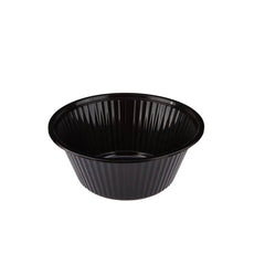 Black Base Heavy Duty Round Container 40 Oz