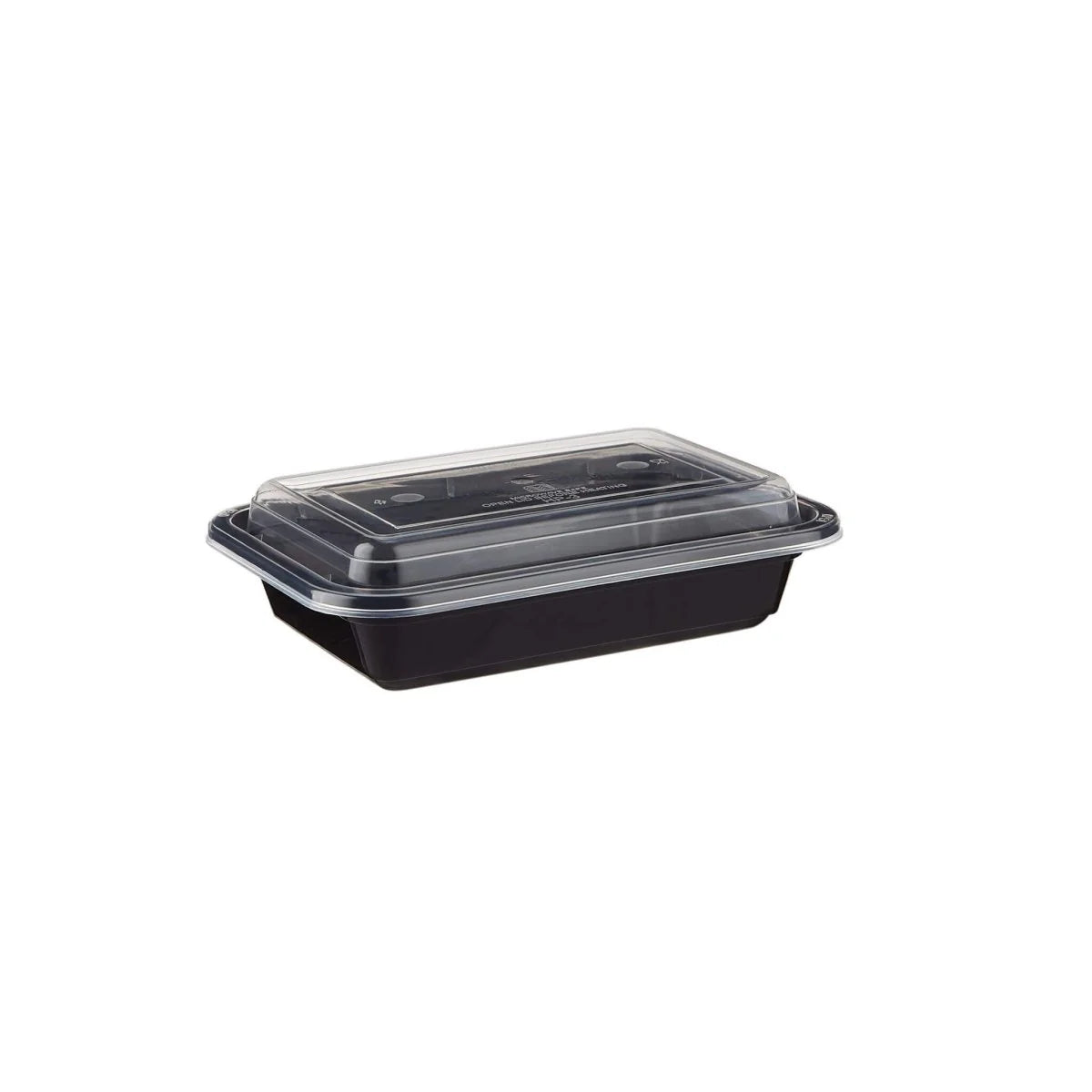 RECTANGULAR CONTAINER 8OZ + LID-137*95*29 mm