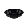 Black Base Round Salad Bowl With Clear Lid