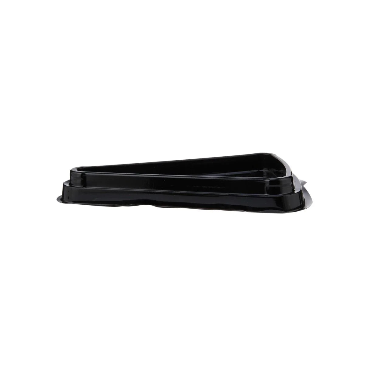 Black Base Triangle Cake Slice Container With Lid