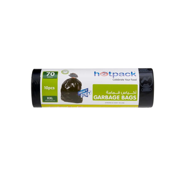Black Heavy Duty Garbage Bag Roll