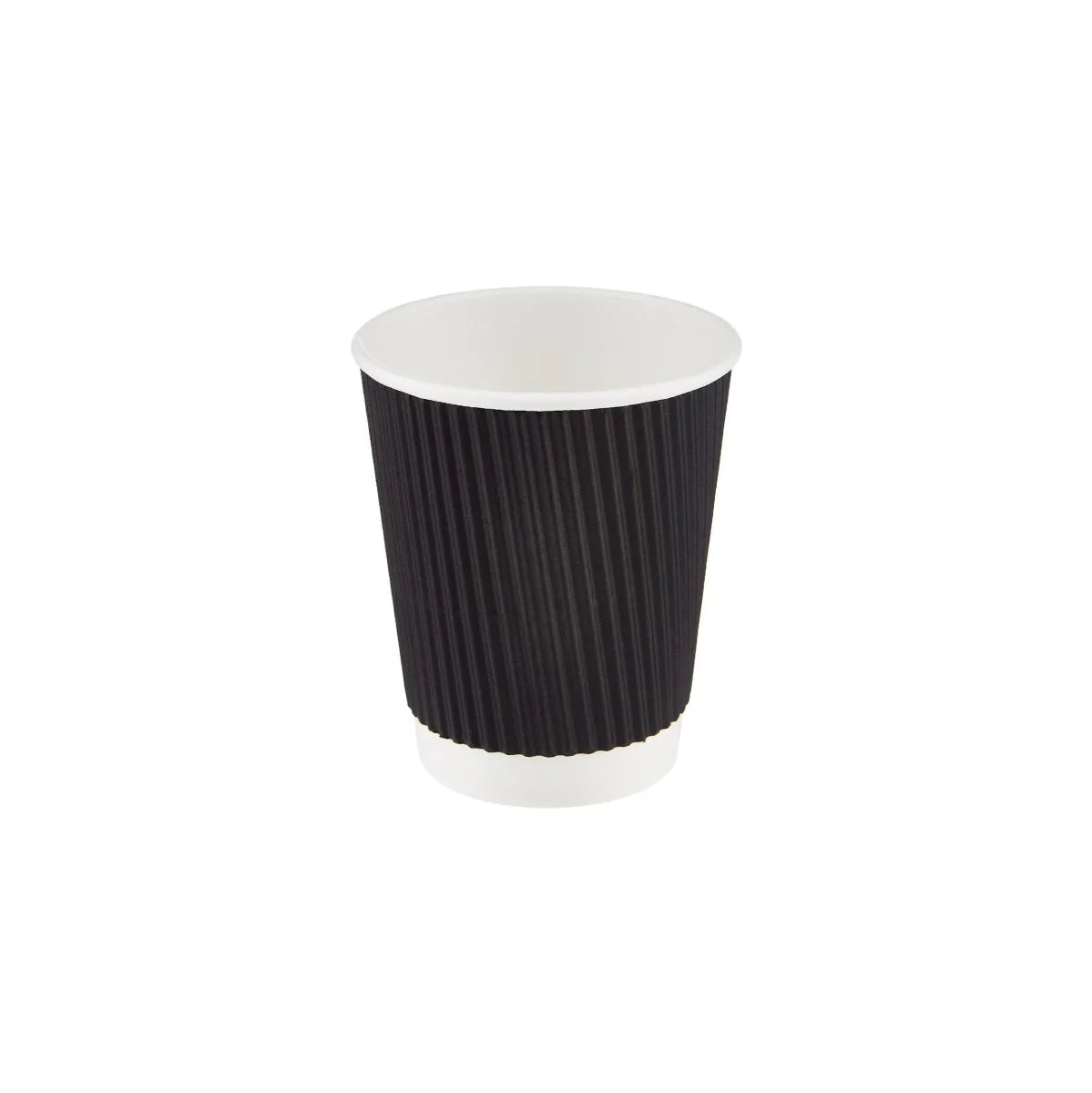 Black Ripple Paper Cups