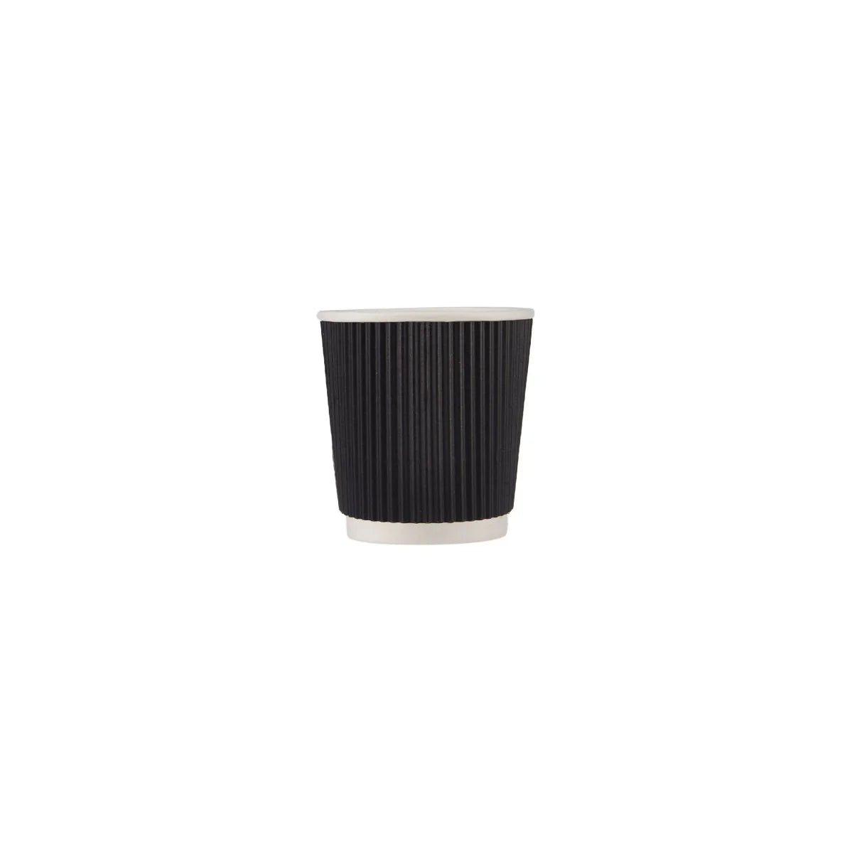 Black Ripple Paper Cups