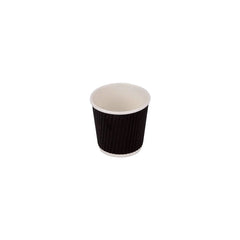 Black Ripple Paper Cups