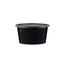 Microwavable Black Round PP Container