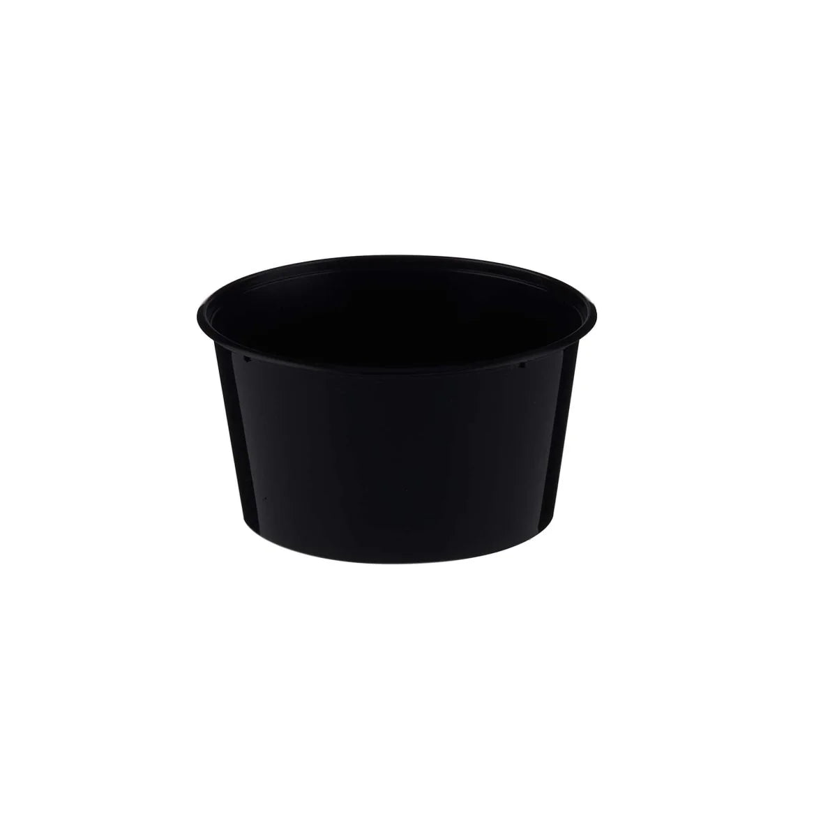 Microwavable Black Round PP Container