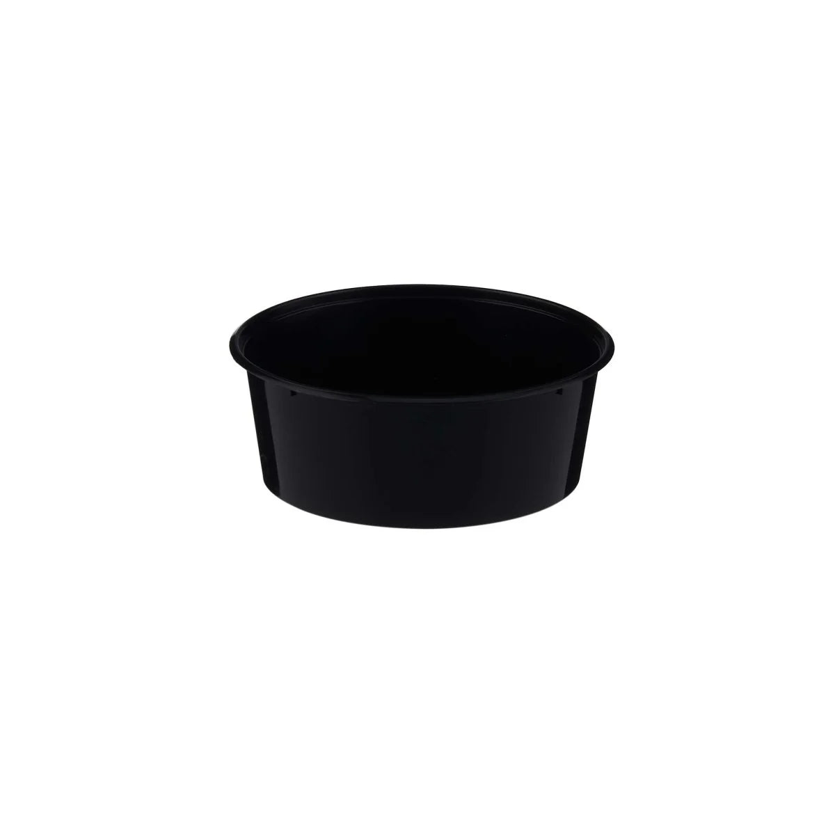 Microwavable Black Round PP Container