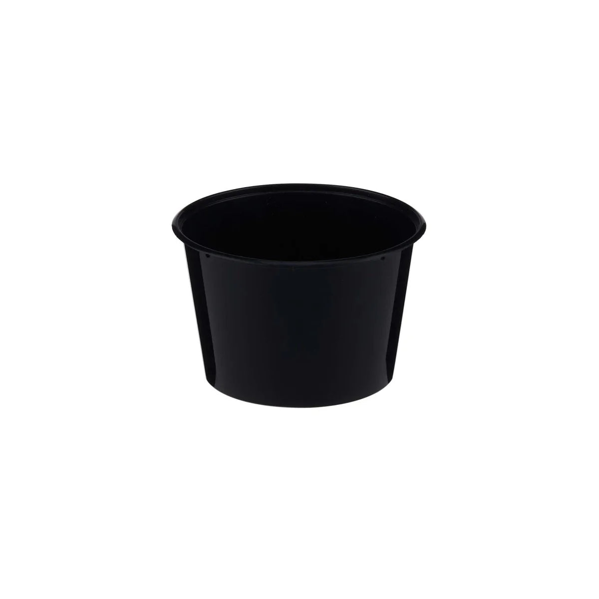 Microwavable Black Round PP Container