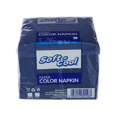 SOFT N COOL BLUE NAPKIN 25X25CM 