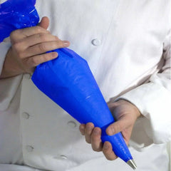 BLUE PASTRY PIPING BAG- 55 CM