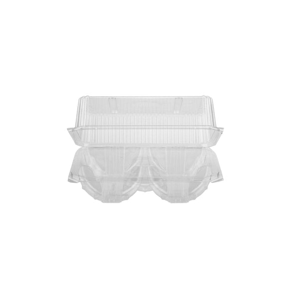 Clear Donut Clamshell container - hotpackwebstore.com - Pastry Containers
