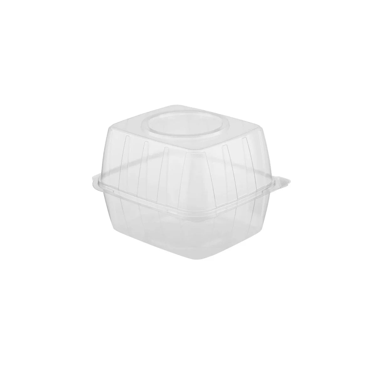 Clear Hinged PET 10 Croissant Clamshell