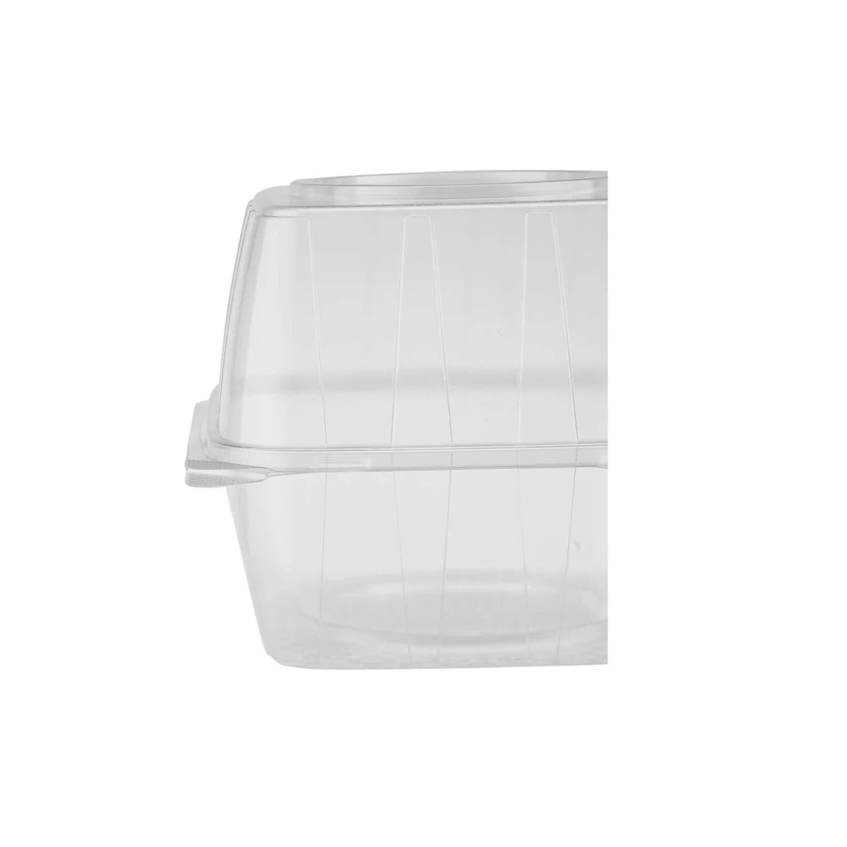 Clear Hinged PET 10 Croissant Clamshell