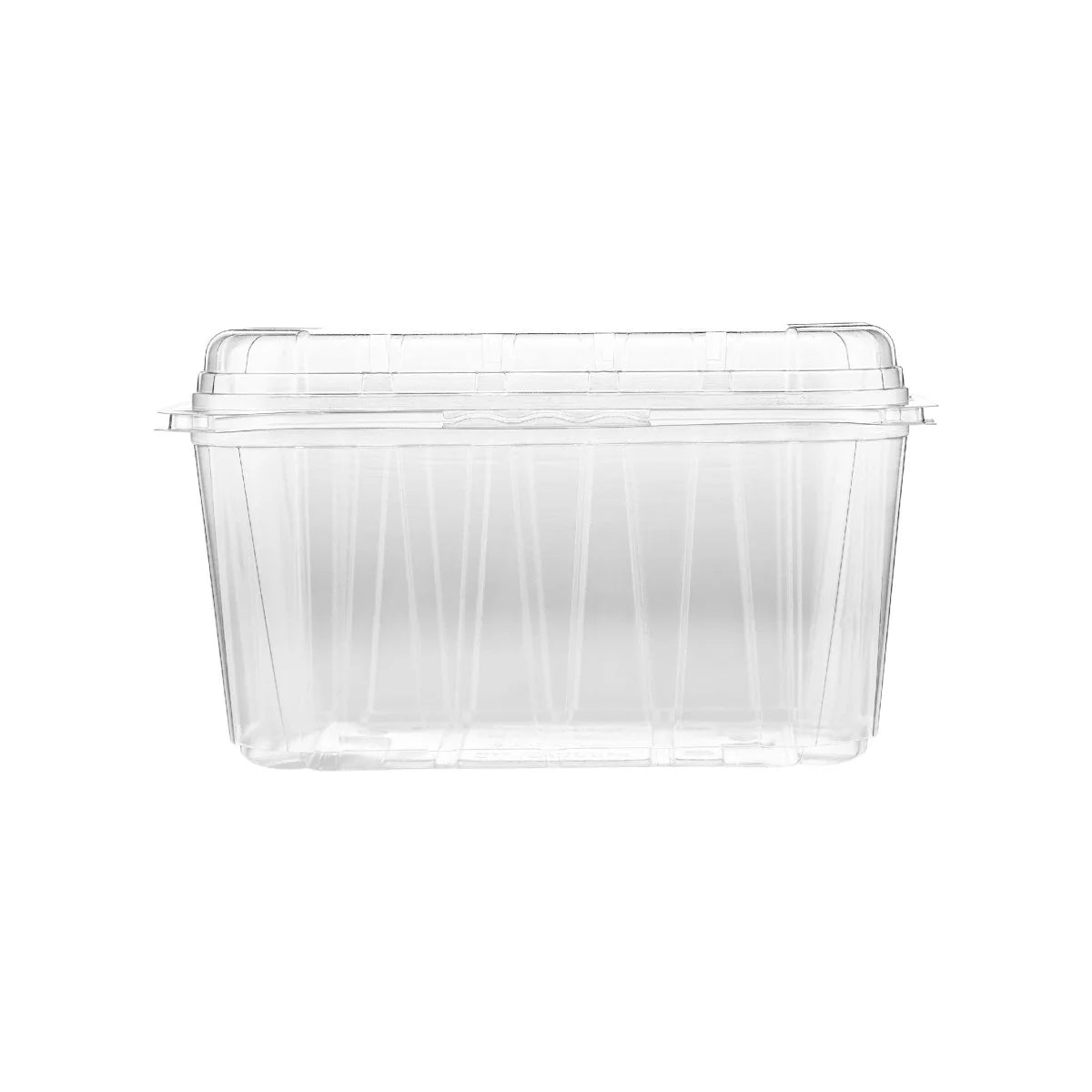 Clear PET Veg/Fruit Punnet Hinged Container