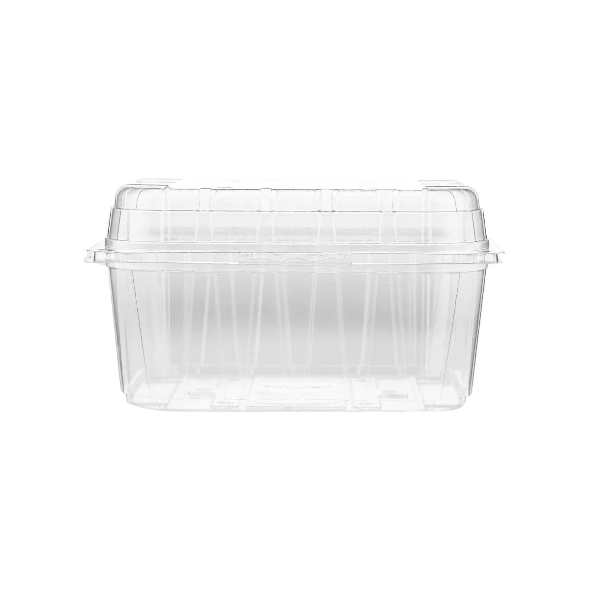 Clear PET Veg/Fruit Punnet Hinged Container