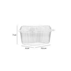 Clear PET Veg/Fruit Punnet Hinged Container