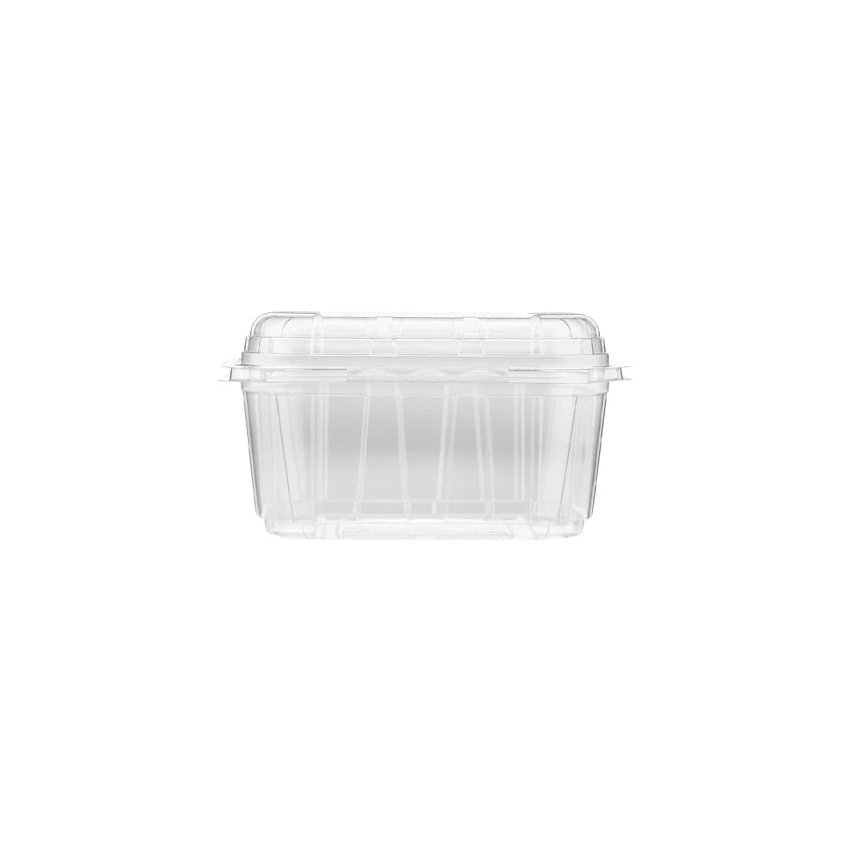 Clear PET Veg/Fruit Punnet Hinged Container