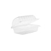 Clear Rectangular Hinged Container