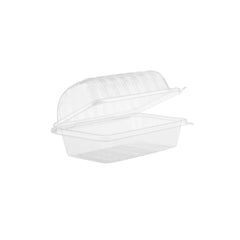 Clear Rectangular Hinged Container