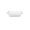 Crystal Clear Rectangular Container 8 Oz Base With Lid