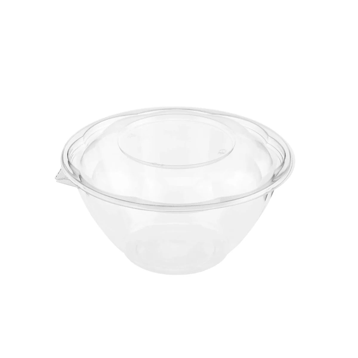 Clear Base Salad Bowl with Lid