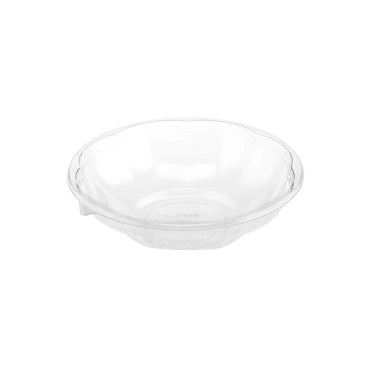 Clear Base Salad Bowl with Lid