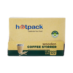 Disposable Wooden Coffee Stirrer-17.8cm