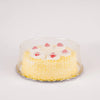 Gold Base Round Cake Container With Lid