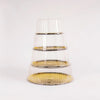 Gold Base Round Cake Container With Lid