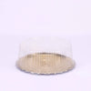 Gold Base Round Cake Container With Lid