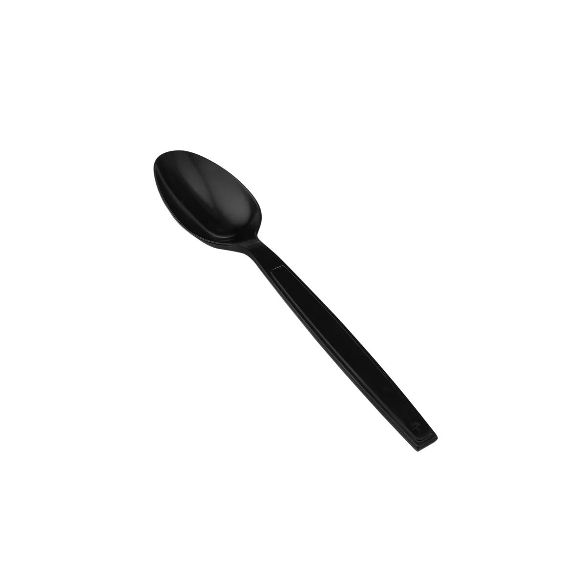 Black Heavy Duty Plastic Spoon Individually Wrapped-6 Gm