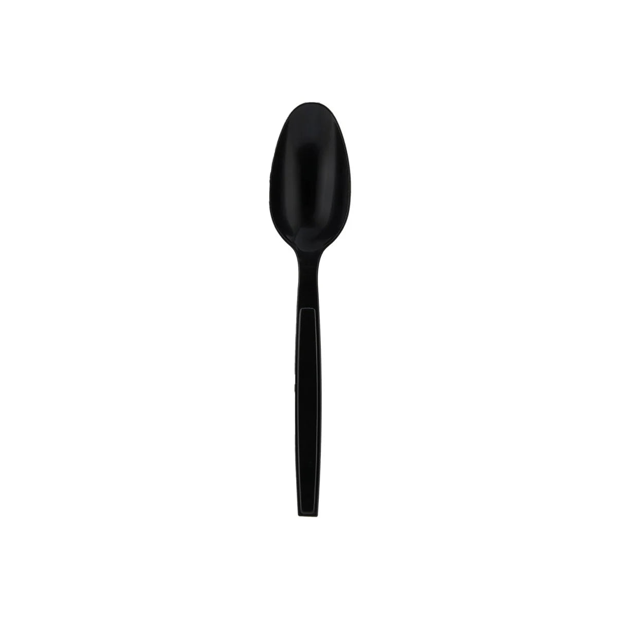 Black Heavy Duty Plastic Spoon Individually Wrapped-6 Gm