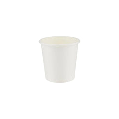 Heavy Duty White Single Wall Paper Cups 6.5 Oz