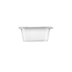  Hinged Square Deli PET Clear Container 16 Oz