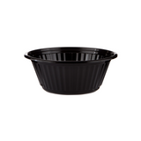 300 Pieces Black Base Heavy Duty Round Container 25 Oz