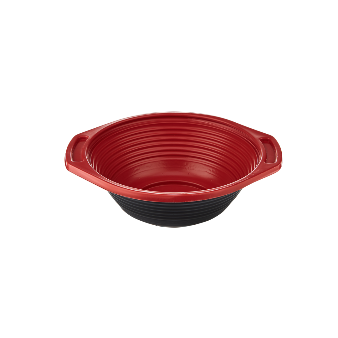 200 Pieces Red & Black Soup Bowl 1000 cc with Lids